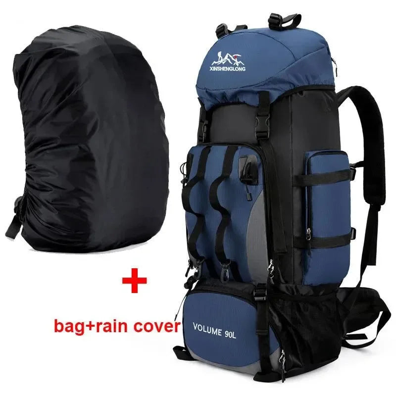 90l backpack hiking 90L Waterproof Hiking Camping Backpack