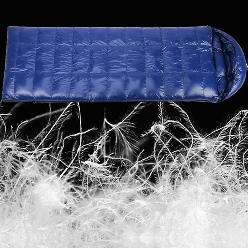 95% Goose Down Sleeping Bag - Ultralight Winter Sleeping Bag for Camping, Hiking, and Tourism - Trekker Essentials
