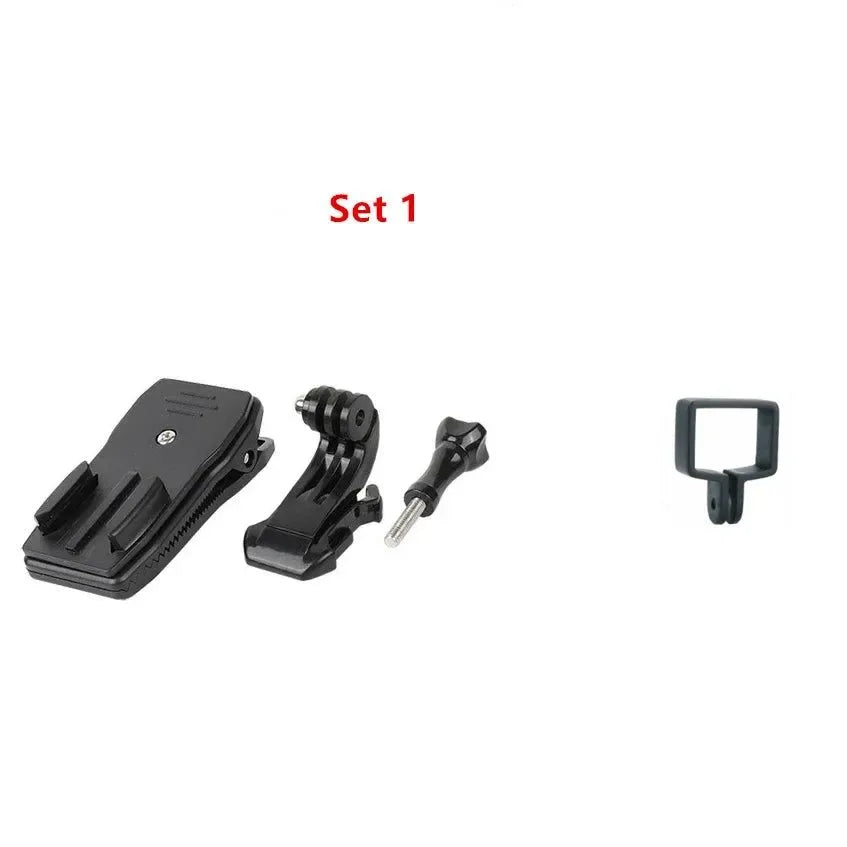 Accessories Kit for DJI Osmo Pocket 3 – Quick Release Head Strap, Chest Harness, Backpack Clip & Wrist Mount Set - Trekker Essentials