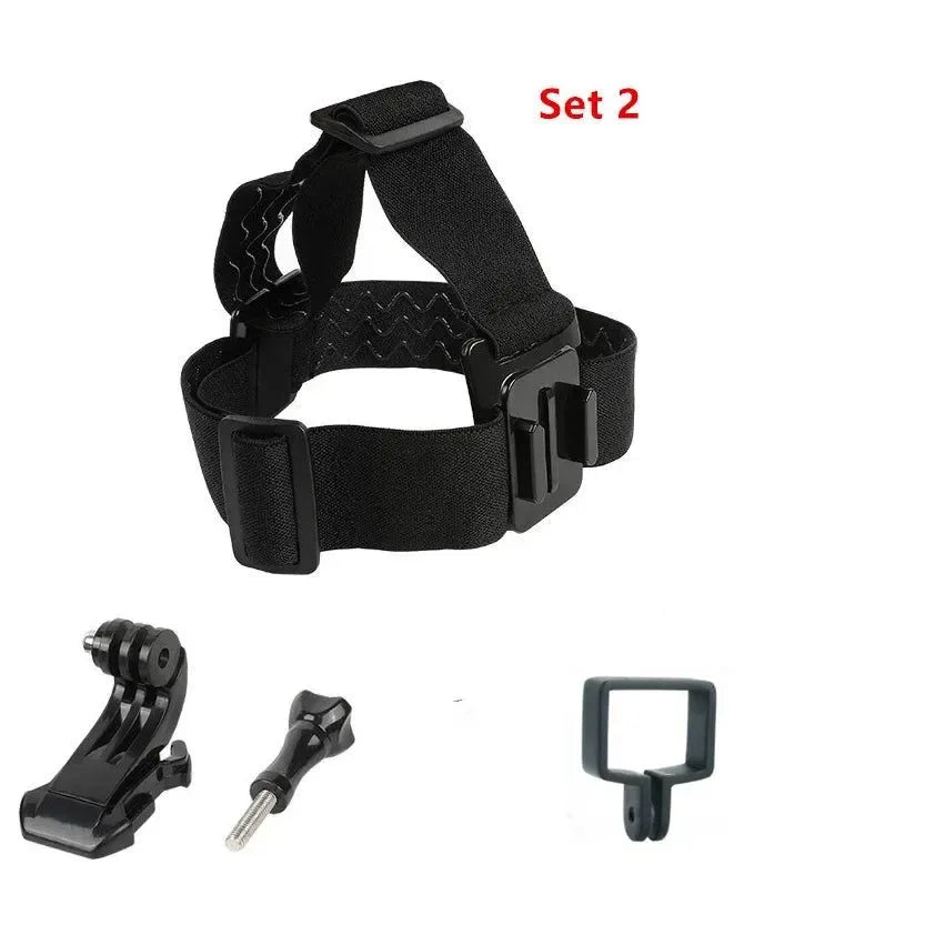 Accessories Kit for DJI Osmo Pocket 3 – Quick Release Head Strap, Chest Harness, Backpack Clip & Wrist Mount Set - Trekker Essentials