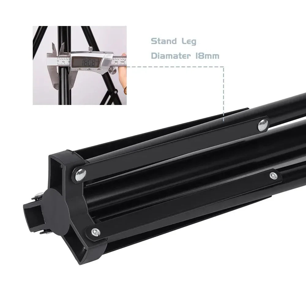 Adjustable 37-190cm Carbon Fiber Tripod Stand with 1/4" Screw for Photo/Video - Trekker Essentials
