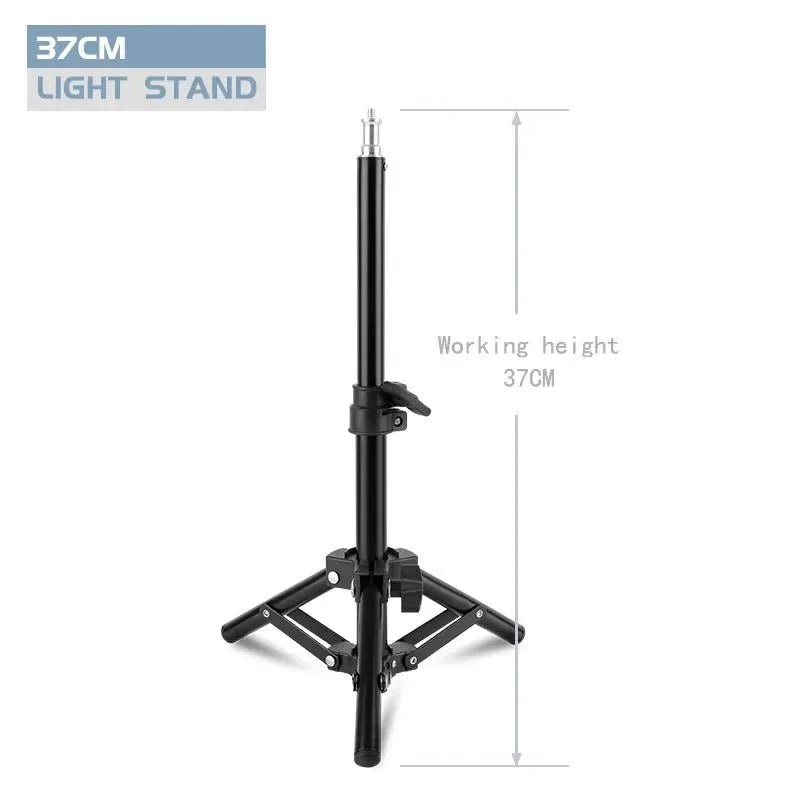 Adjustable 37-190cm Carbon Fiber Tripod Stand with 1/4" Screw for Photo/Video - Trekker Essentials