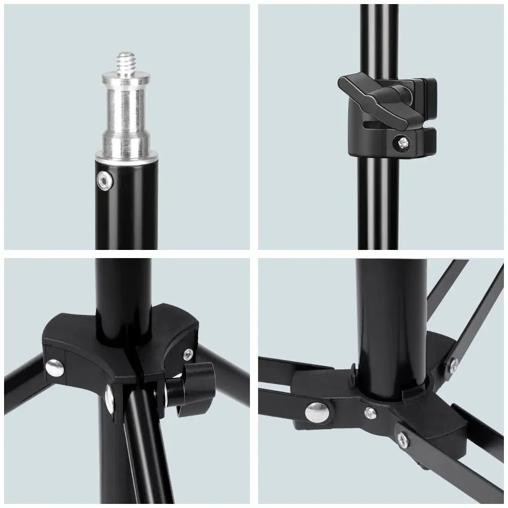Adjustable 37-190cm Carbon Fiber Tripod Stand with 1/4" Screw for Photo/Video - Trekker Essentials