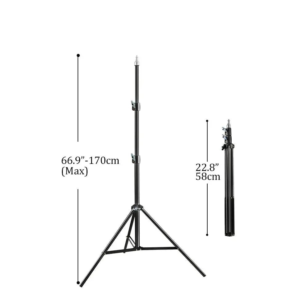 Adjustable 37-190cm Carbon Fiber Tripod Stand with 1/4" Screw for Photo/Video - Trekker Essentials