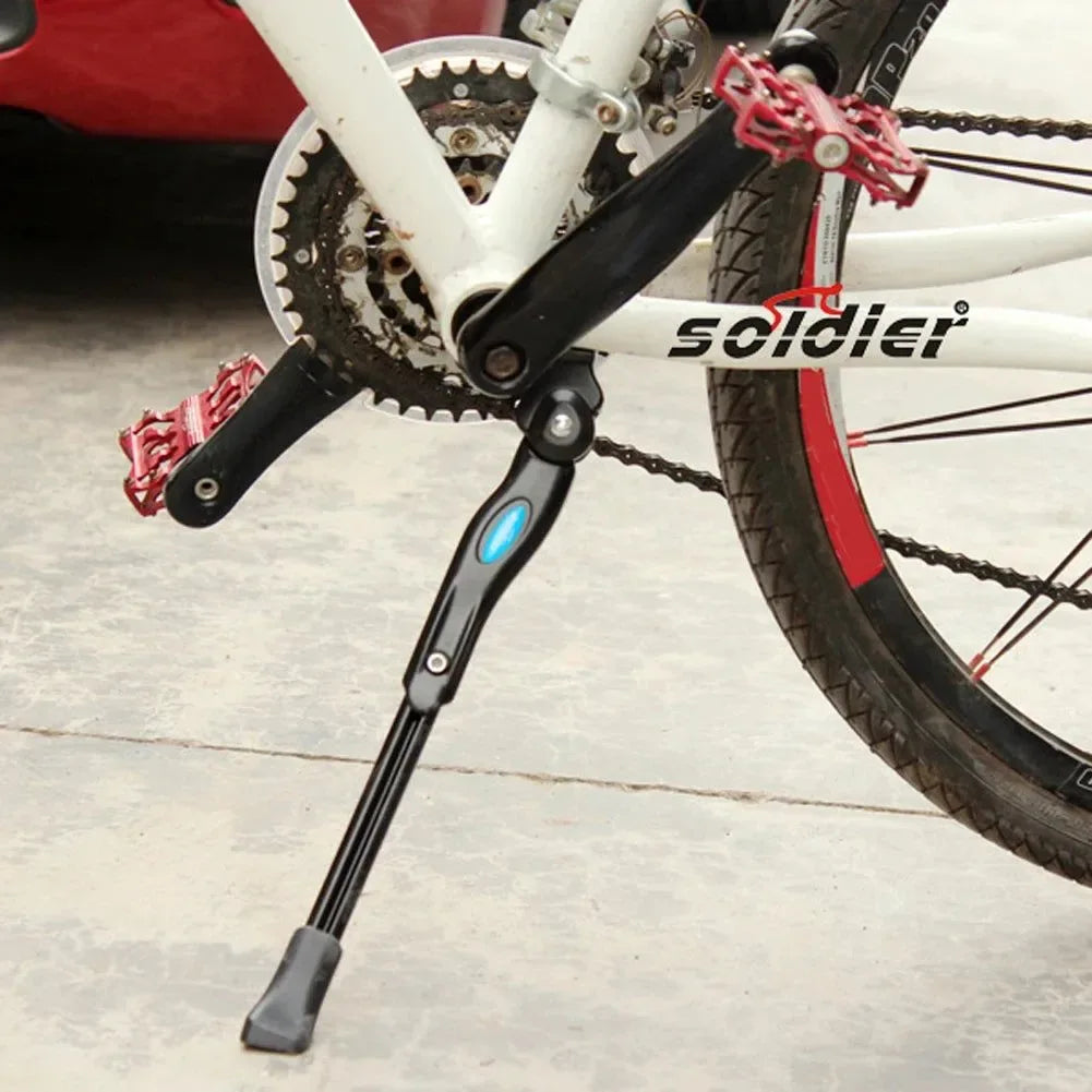 Adjustable Aluminum Alloy Bike Kickstand for 16-26 Inch Mountain Bikes - Trekker Essentials