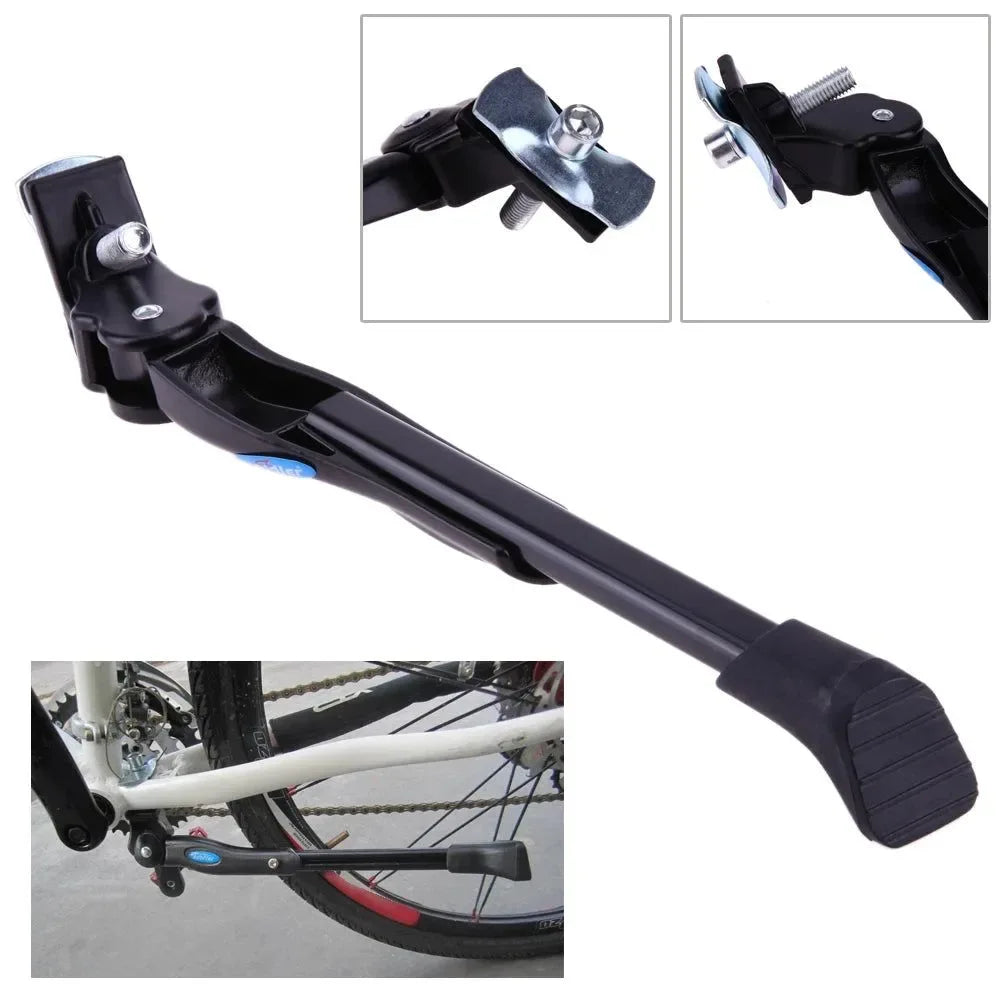 Adjustable Aluminum Alloy Bike Kickstand for 16-26 Inch Mountain Bikes - Trekker Essentials
