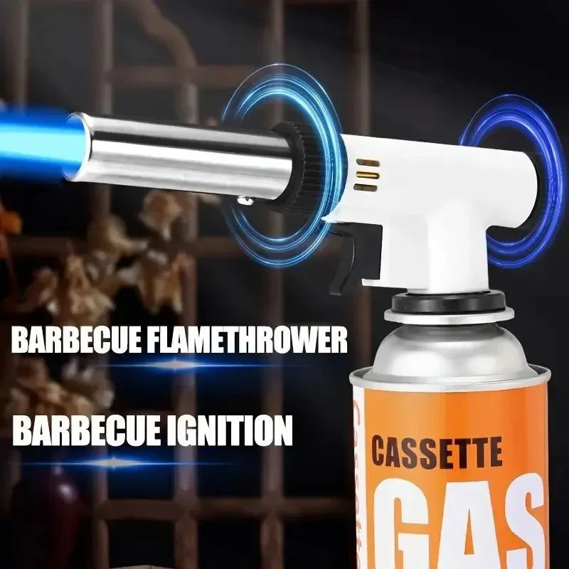 Adjustable Butane Flame Gun for Camping, Baking, BBQ, and Crafts - Trekker Essentials