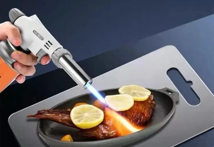 Adjustable Butane Flame Gun for Camping, Baking, BBQ, and Crafts - Trekker Essentials