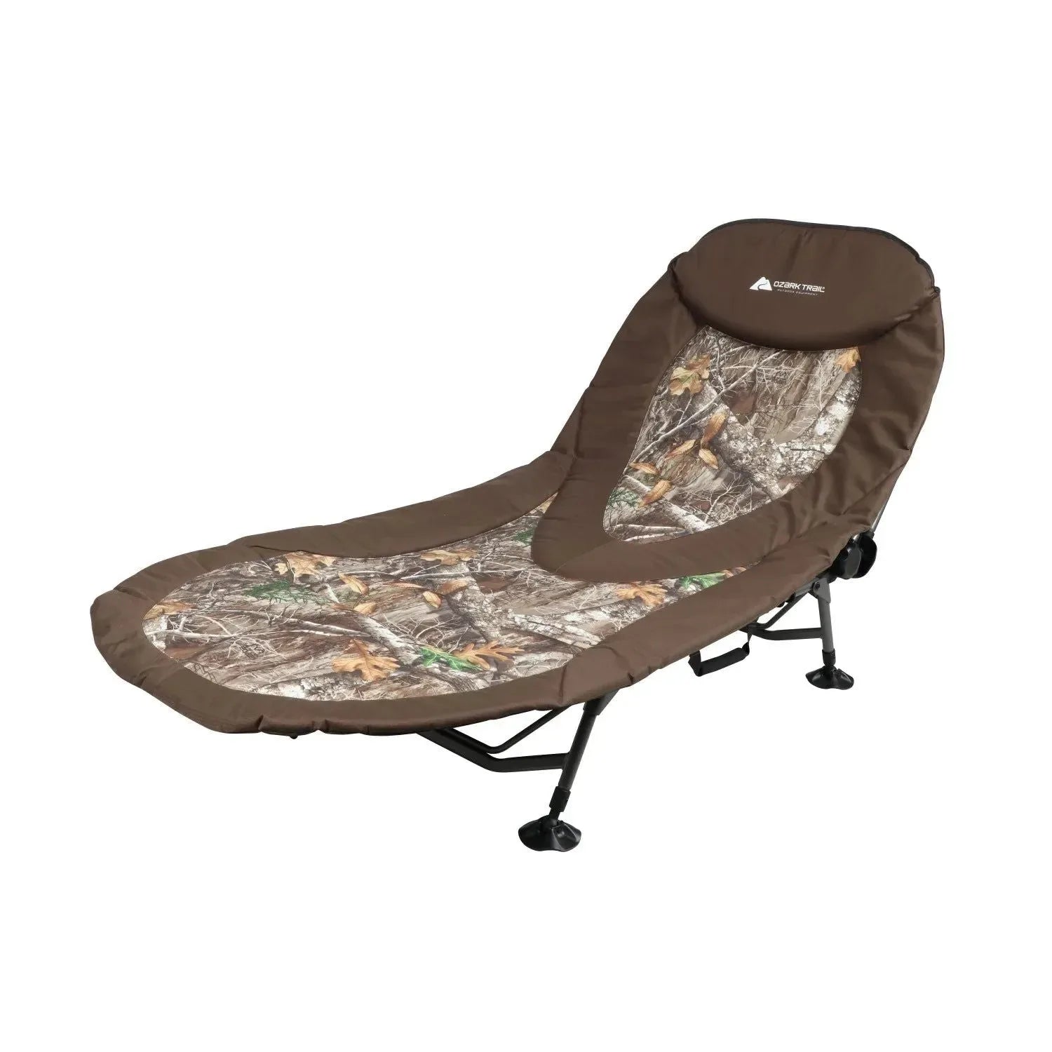 Adjustable Camo Camping Cot – North Fork Folding Cot, 77.9"L x 31"W, Portable for Outdoor Use - Trekker Essentials