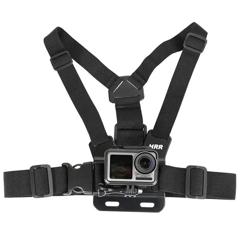 Adjustable Chest Strap Mount for Action Cameras – Compatible with GoPro, Insta360, DJI, SJCAM & More - Trekker Essentials