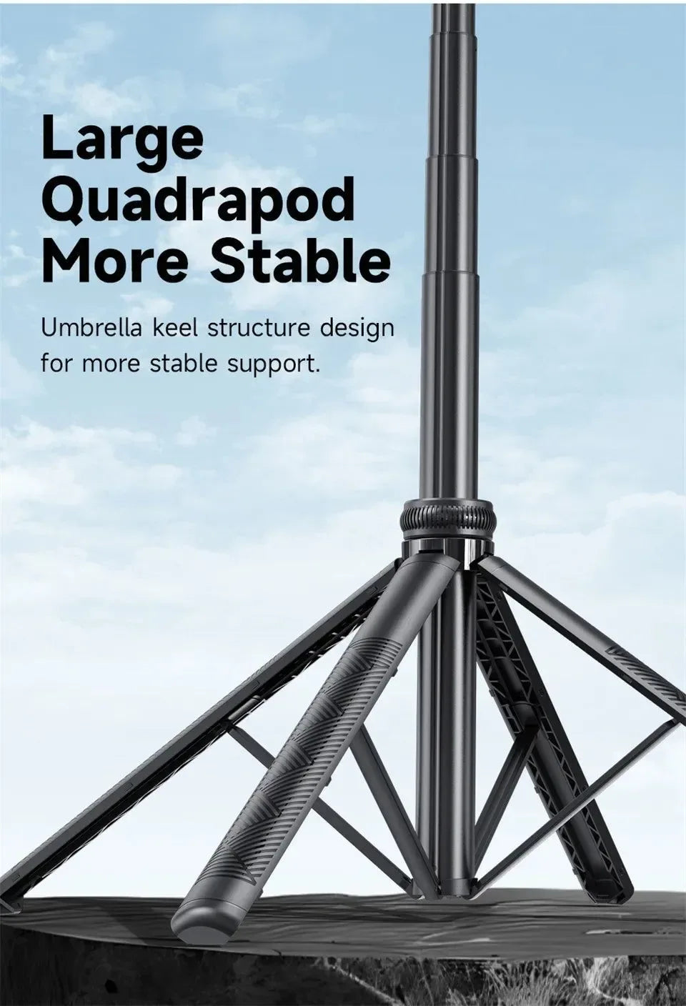 AI Tracking Selfie Stick - 360° Auto-Follow Tripod with Bluetooth Remote - Trekker Essentials