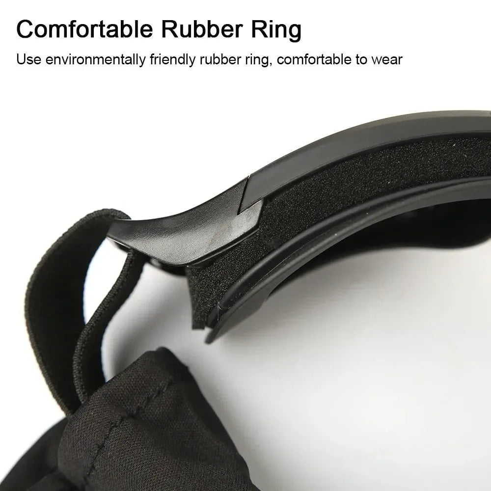 Airsoft Tactical Goggles - 3 Lens Windproof and Dustproof Glasses for Shooting, Motocross, Motorcycle, Mountaineering, and CS Games with UV Protection - Trekker Essentials