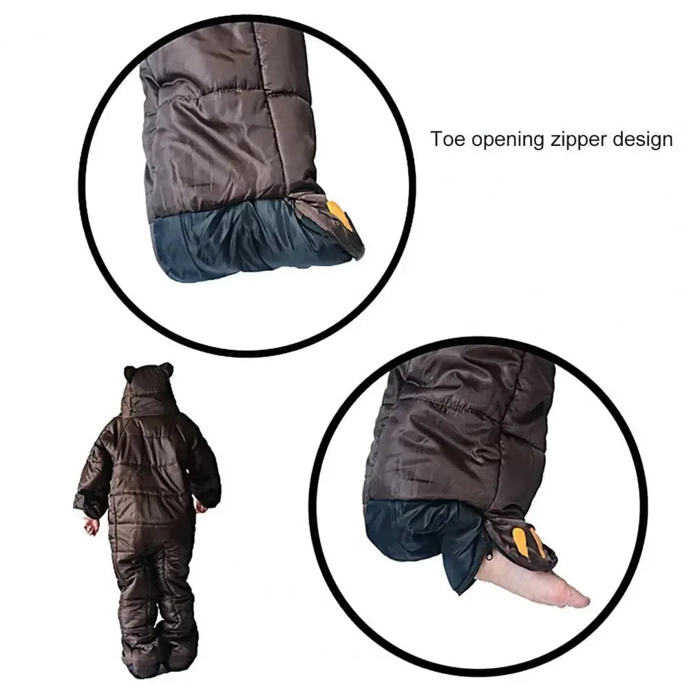 All-Weather Alien Sleeping Bag: Waterproof Camping Gear for Universal Comfort - Trekker Essentials