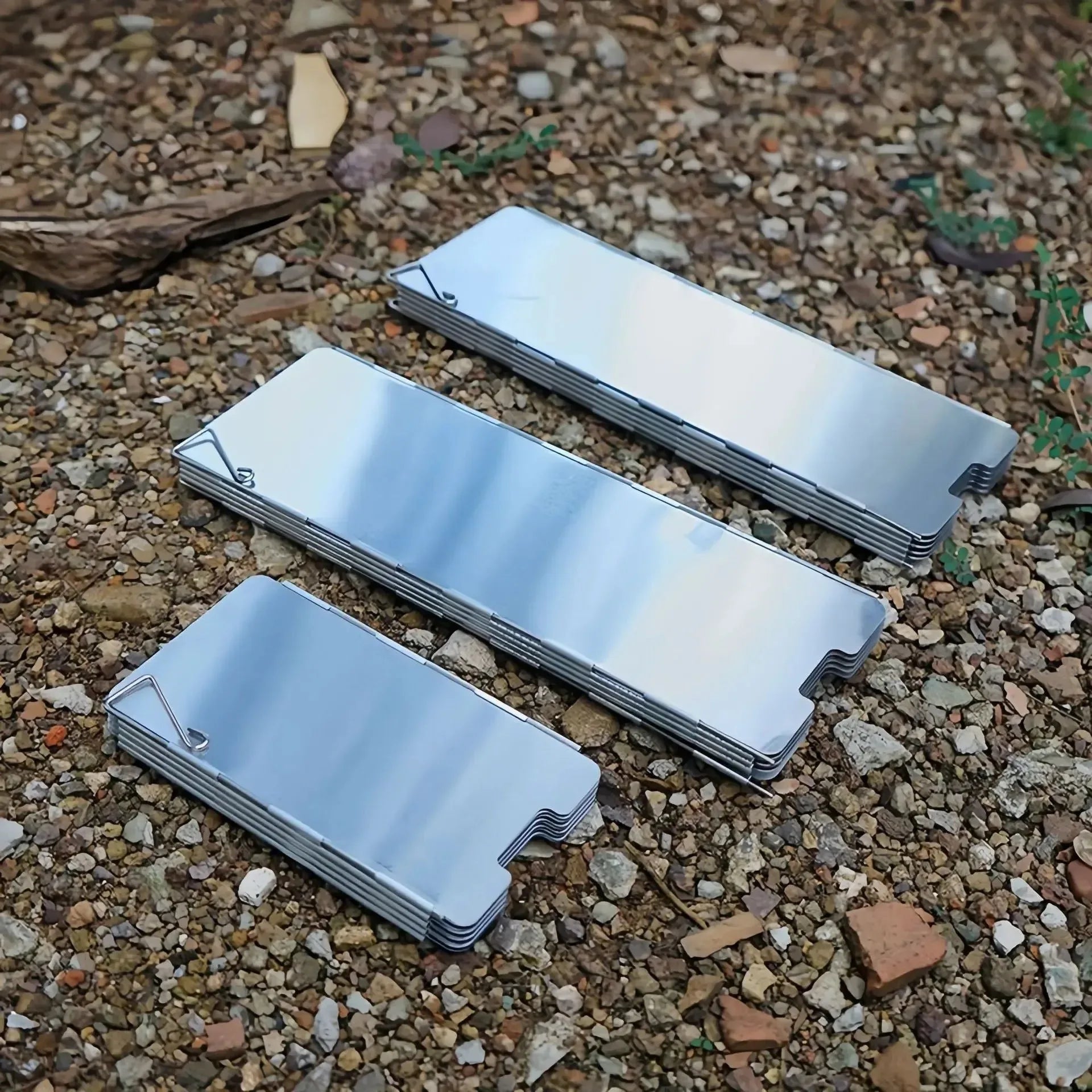 Aluminum Alloy Camping Stove Windscreen – Adjustable Windproof Shield with Storage Bag - Trekker Essentials