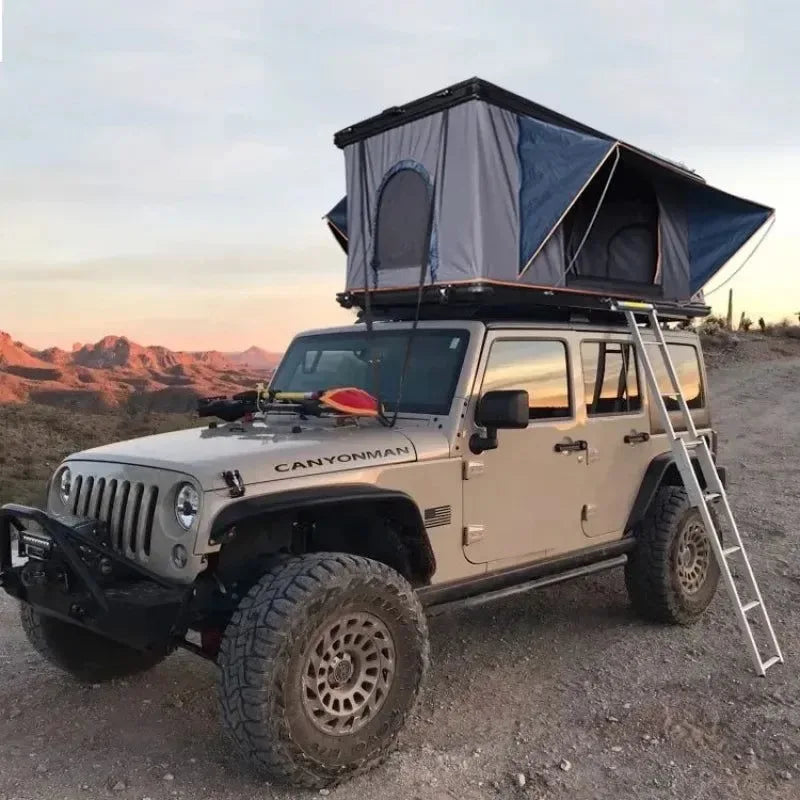 Aluminum Car Roof Top Tent - Spacious, Waterproof, Quick Setup - Trekker Essentials