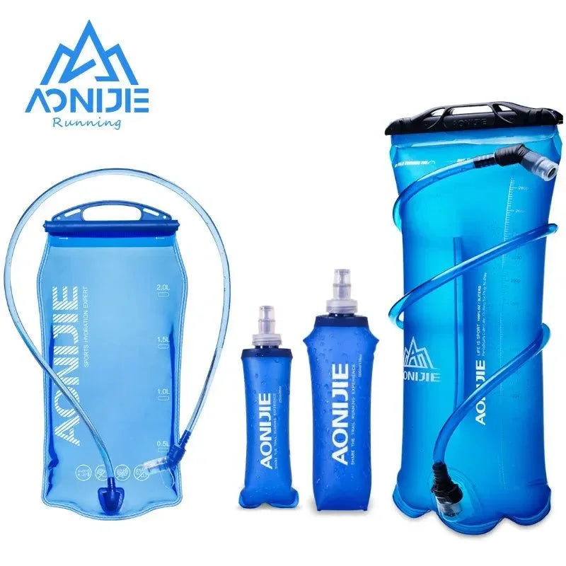 AONIJIE New 2000ML1.5L 2L 3L Outdoor Cycling Running Foldable TPU Water Bag Sport Hydration Bladder for Camping Hiking Climbing - Trekker Essentials