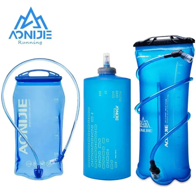 AONIJIE New 2000ML1.5L 2L 3L Outdoor Cycling Running Foldable TPU Water Bag Sport Hydration Bladder for Camping Hiking Climbing - Trekker Essentials