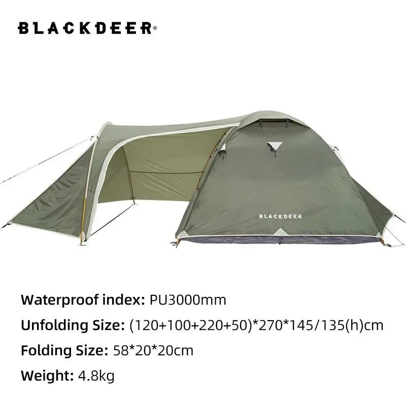 Archeos 2-3 People Backpacking Tent - 4 Season Waterproof Hiking Survival - Trekker Essentials