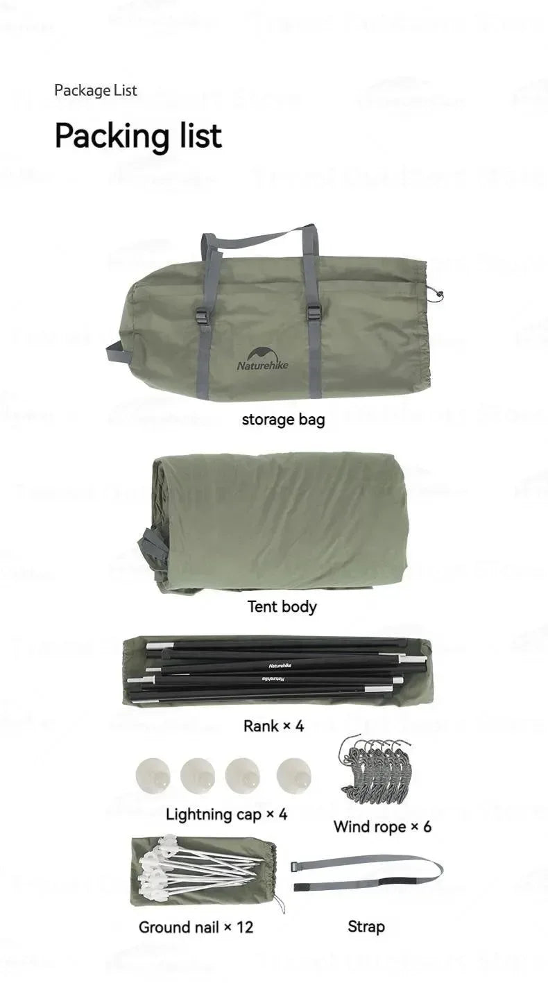 Army Green Single-Person Cotton Ridge Tent – Outdoor Camping, Hiking, Survival Shelter with Large Space & Chimney Ventilation (5.8kg) - Trekker Essentials