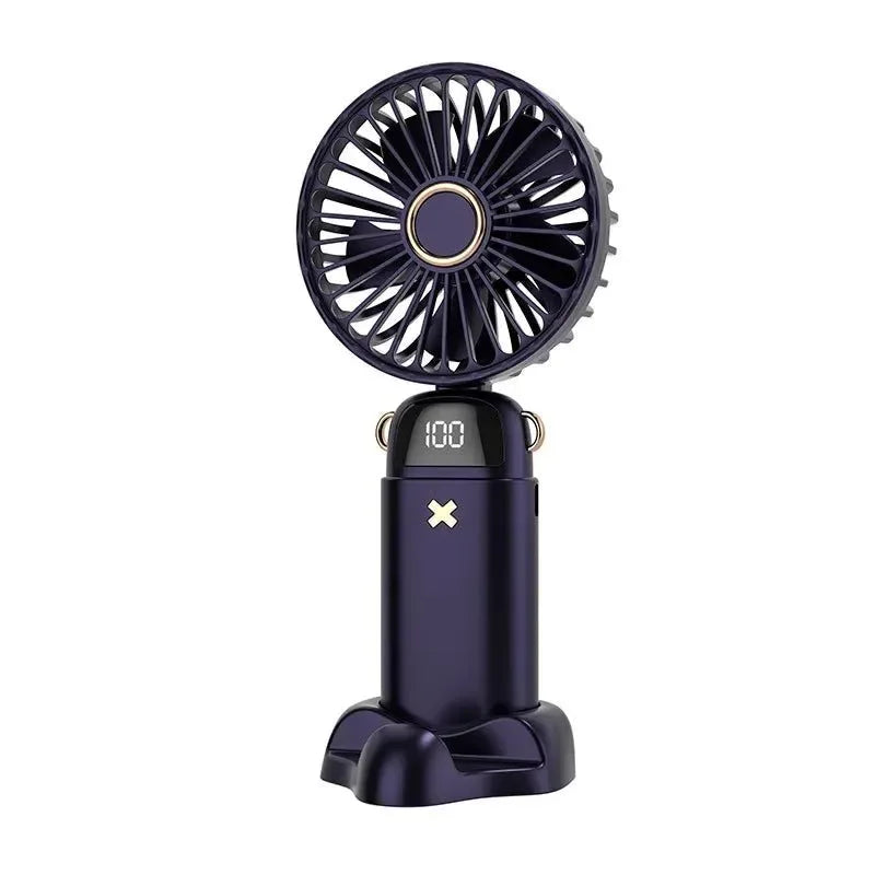 Aromatherapy Handheld Mini Fan – Foldable, Portable & USB Rechargeable - Trekker Essentials