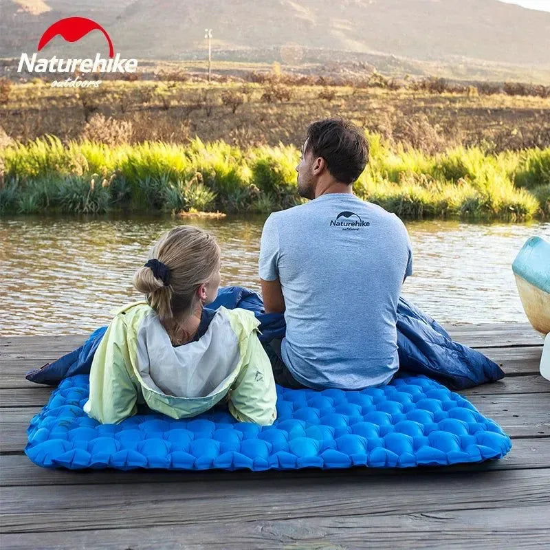 Authentic Naturehike Backpacking Sleeping Pad - Durable Inflatable Camping Mat with Insulation and Carrying Bag - Trekker Essentials