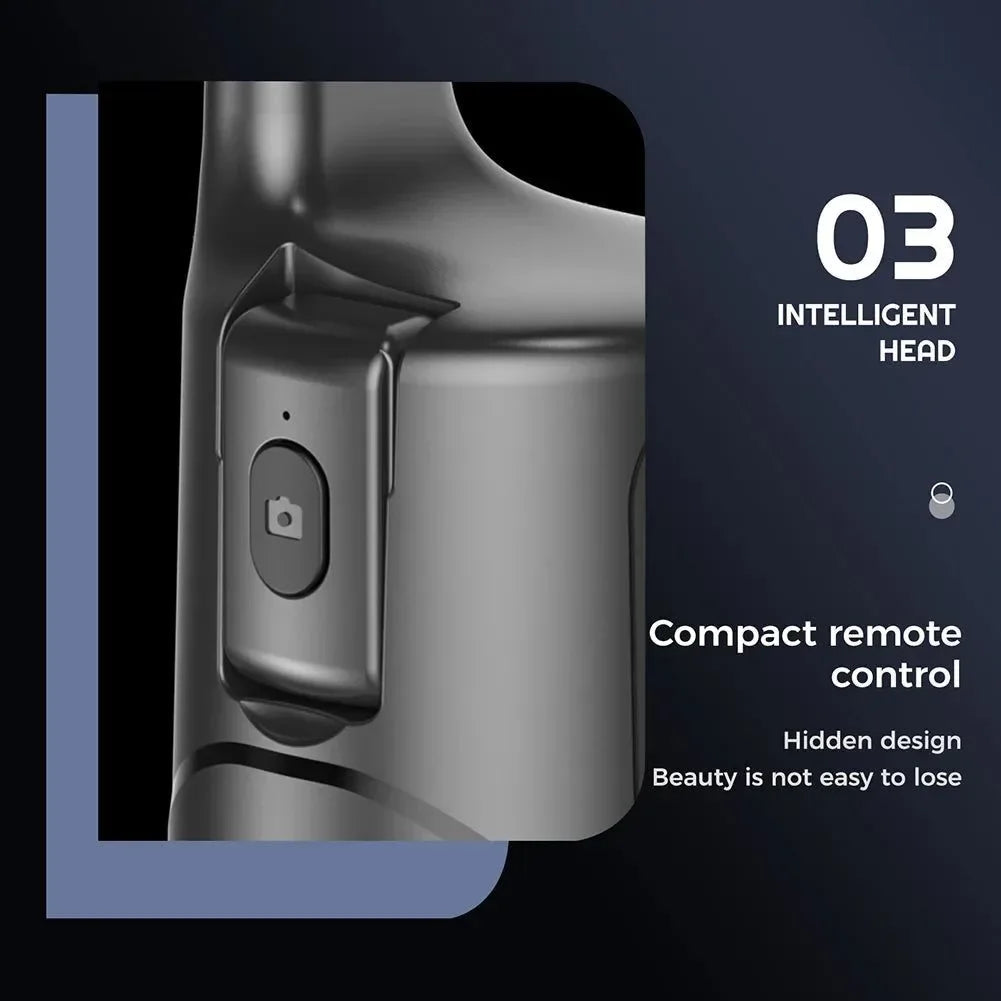 Auto Tracking Phone Tripod - 360° Smart Face Tracking Holder with Fill Light for TikTok/Youtube (Bluetooth, Gesture Control, Type-C) - Trekker Essentials