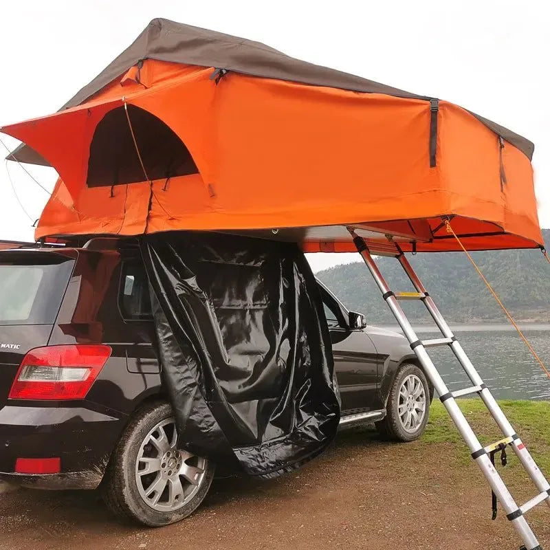Automatic Opening Roof Top Tent - 4-Person Soft Shell SUV Camping Tent with 3000mm Waterproof Rating - Trekker Essentials