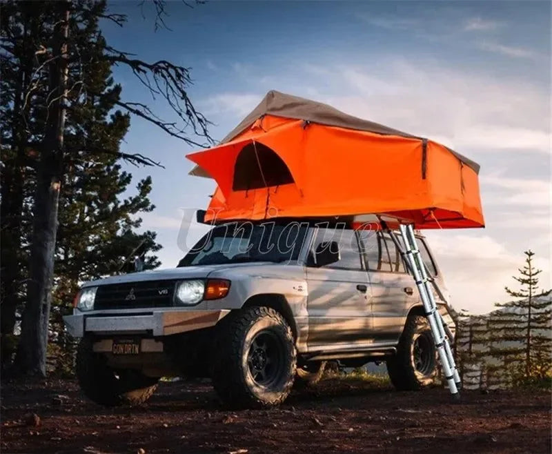 Automatic Opening Roof Top Tent - 4-Person Soft Shell SUV Camping Tent with 3000mm Waterproof Rating - Trekker Essentials