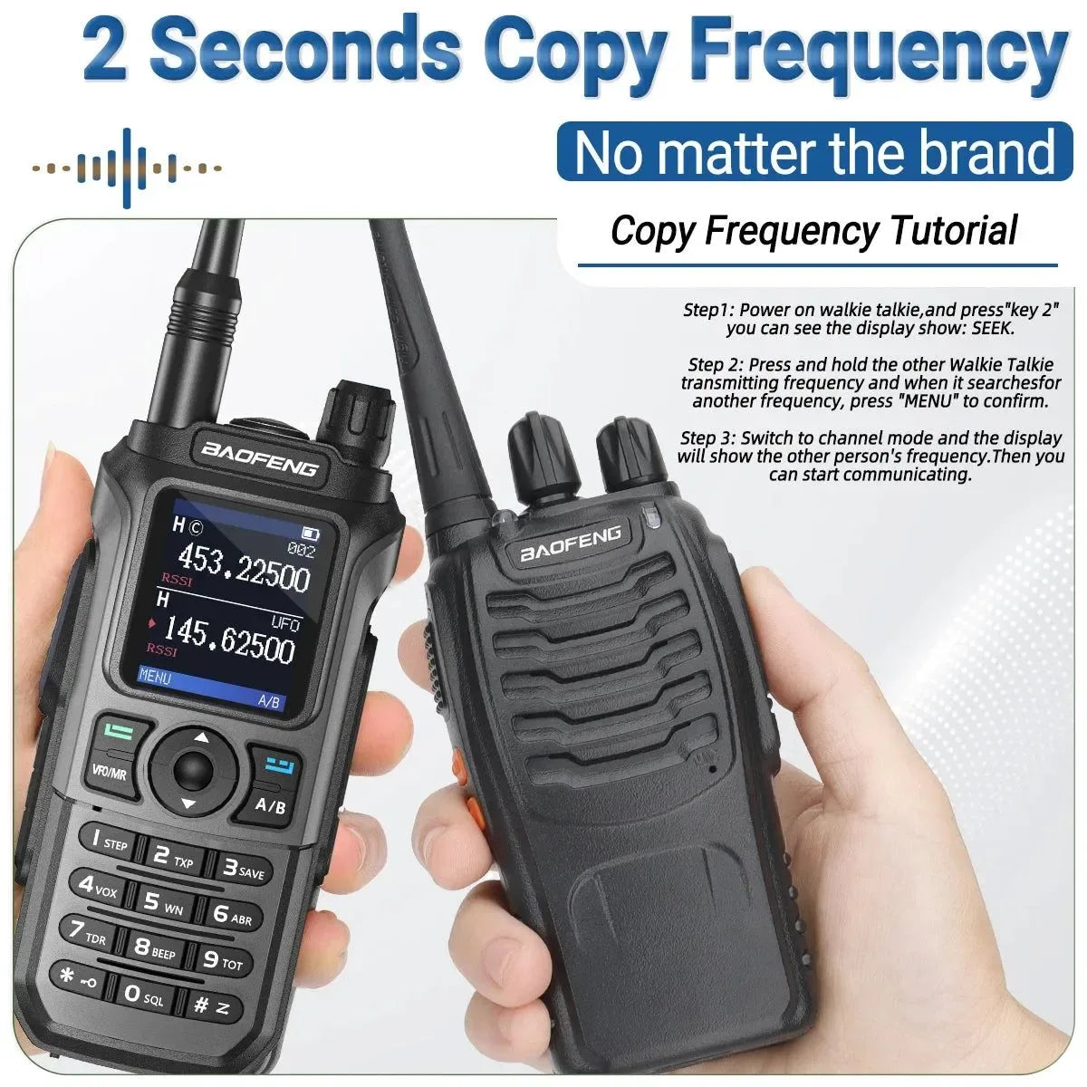 Baofeng UV-21 Pro Walkie Talkie – Long-Range, Waterproof & Multi-Frequency - Trekker Essentials