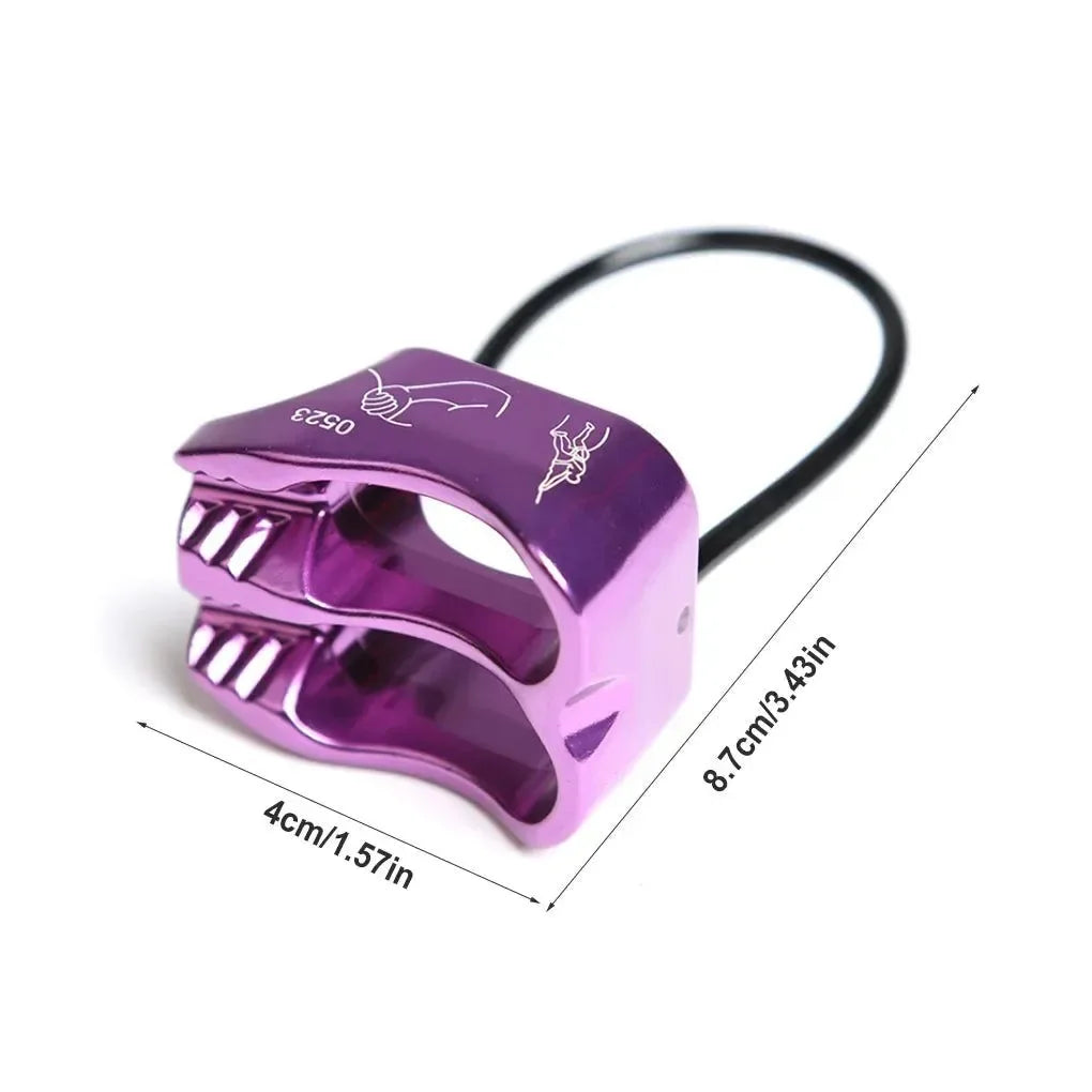 Belay and Rappel Device - Versatile Descender Gear for Caving, Aerial Work, and Hauling - Trekker Essentials