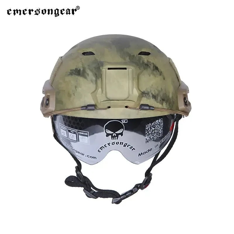 BJ Type FAST Helmet with Tactical Goggles – Ideal for Airsoft, Hunting, and Outdoor Activities - Trekker Essentials