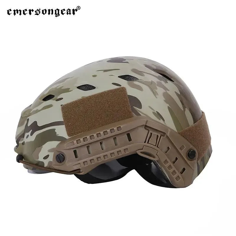 BJ Type FAST Helmet with Tactical Goggles – Ideal for Airsoft, Hunting, and Outdoor Activities - Trekker Essentials