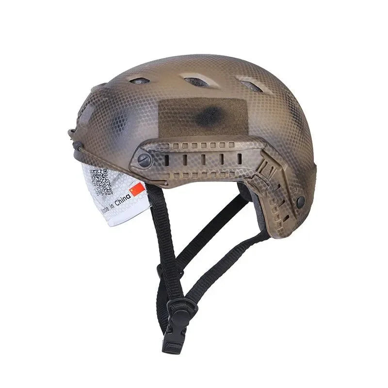 BJ Type FAST Helmet with Tactical Goggles – Ideal for Airsoft, Hunting, and Outdoor Activities - Trekker Essentials