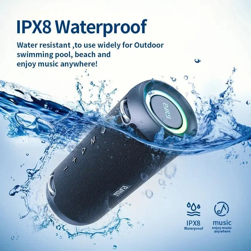 Bluetooth Speaker with 60W Output Power and Class D Amplifier - Excellent Bass Performance for Camping - Trekker Essentials