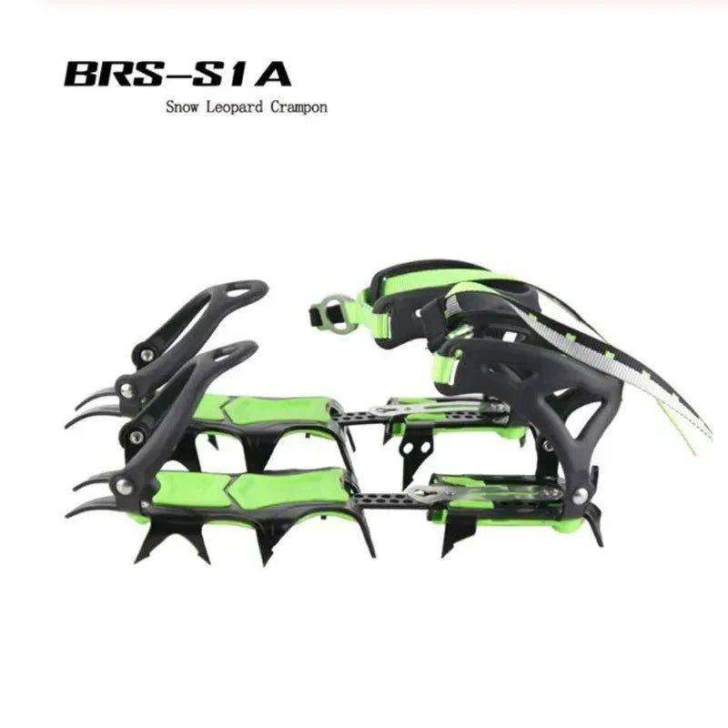 BRS 14 Teeth Ultralight Crampons – Non-Slip Ice Gripper for Hiking and Climbing - Trekker Essentials