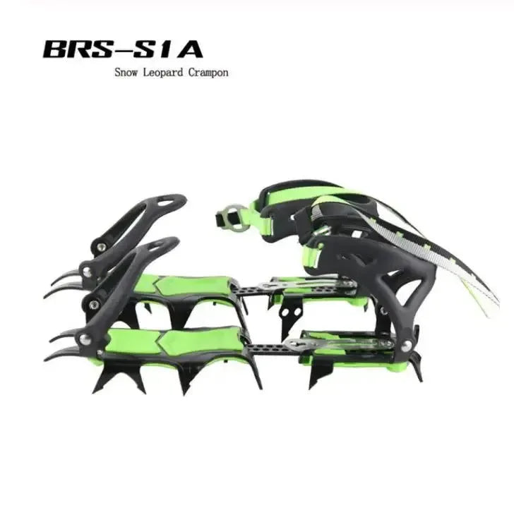 BRS 14 Teeth Ultralight Crampons – Non-Slip Ice Gripper for Hiking and Climbing - Trekker Essentials