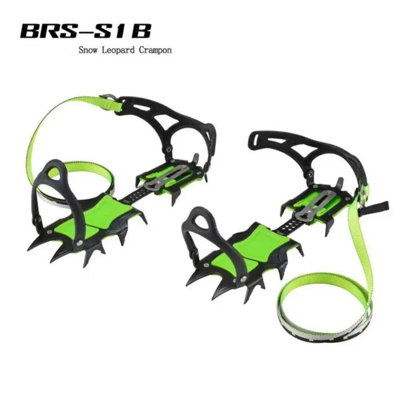 BRS 14 Teeth Ultralight Crampons – Non-Slip Ice Gripper for Hiking and Climbing - Trekker Essentials