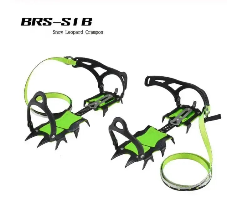 BRS 14 Teeth Ultralight Crampons – Non-Slip Ice Gripper for Hiking and Climbing - Trekker Essentials