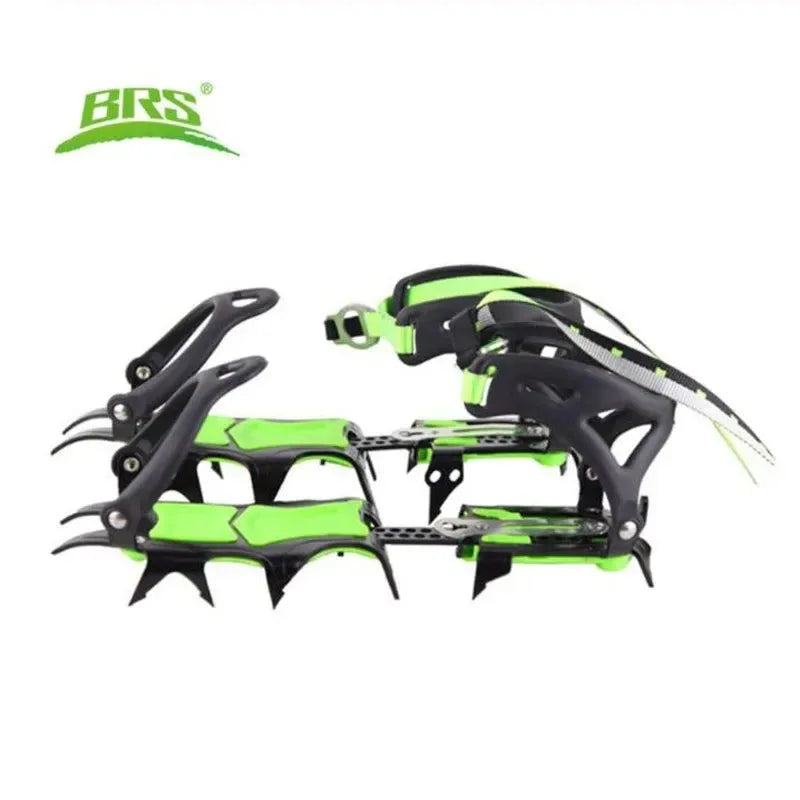 BRS 14 Teeth Ultralight Crampons – Non-Slip Ice Gripper for Hiking and Climbing - Trekker Essentials