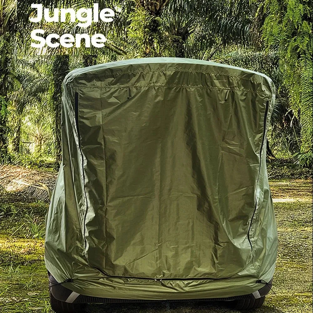 Camping Car Rear Tent – Outdoor Car Trunk Extension with Canopy With Sunshine-Proof - Trekker Essentials