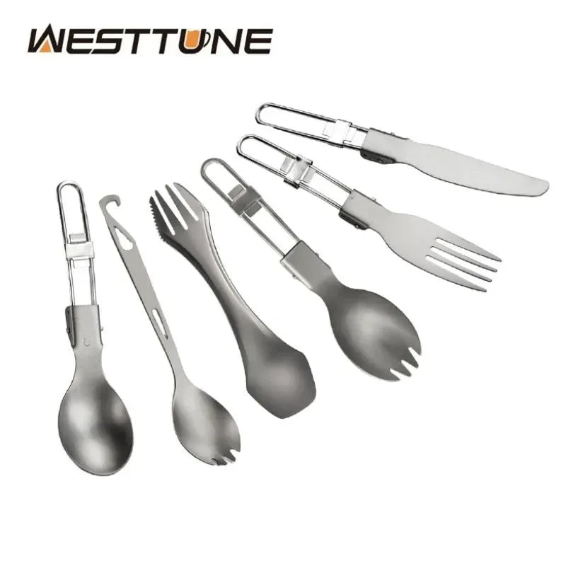 Camping Cutlery Set: Essential Outdoor Tableware for Hiking and Travel - Trekker Essentials