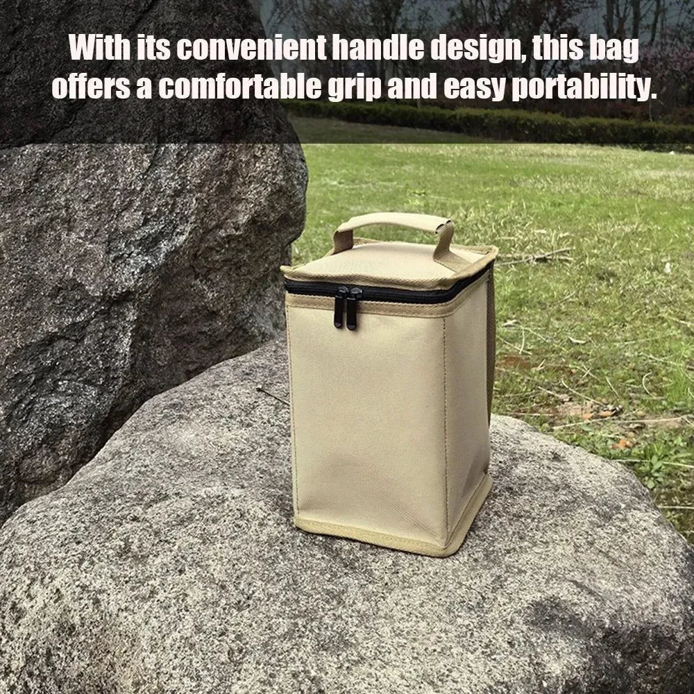 Camping Gas Canister Storage Bag – Portable Protective Case for Outdoor Cooking & Fuel Cylinders - Trekker Essentials