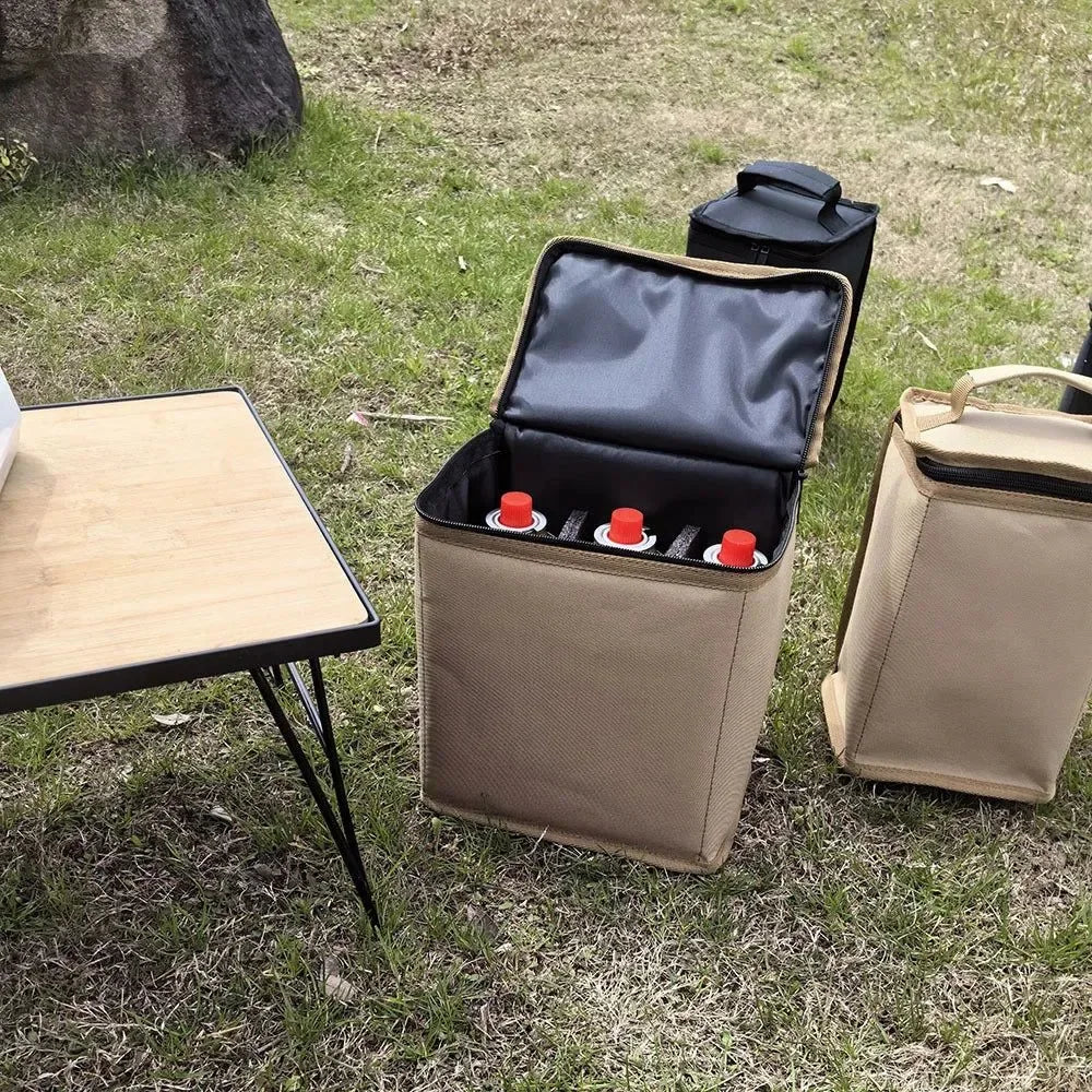 Camping Gas Canister Storage Bag – Portable Protective Case for Outdoor Cooking & Fuel Cylinders - Trekker Essentials