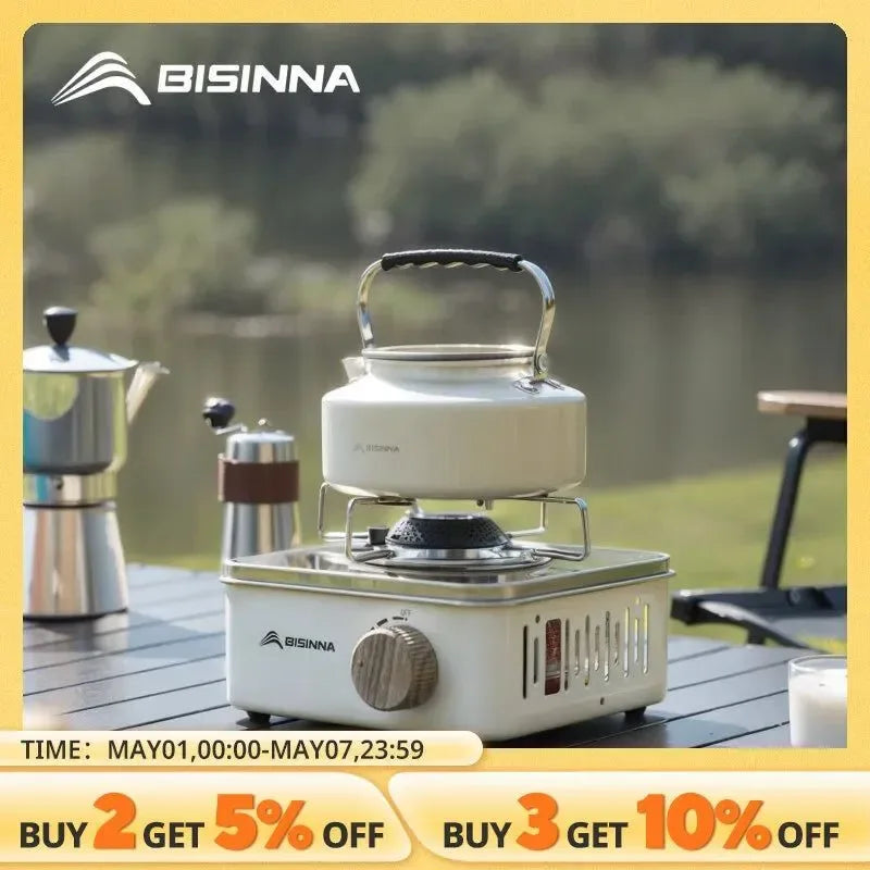 Camping Gas Stove - High Firepower Portable Cassette Furnace for Outdoor Picnic Camping - Trekker Essentials