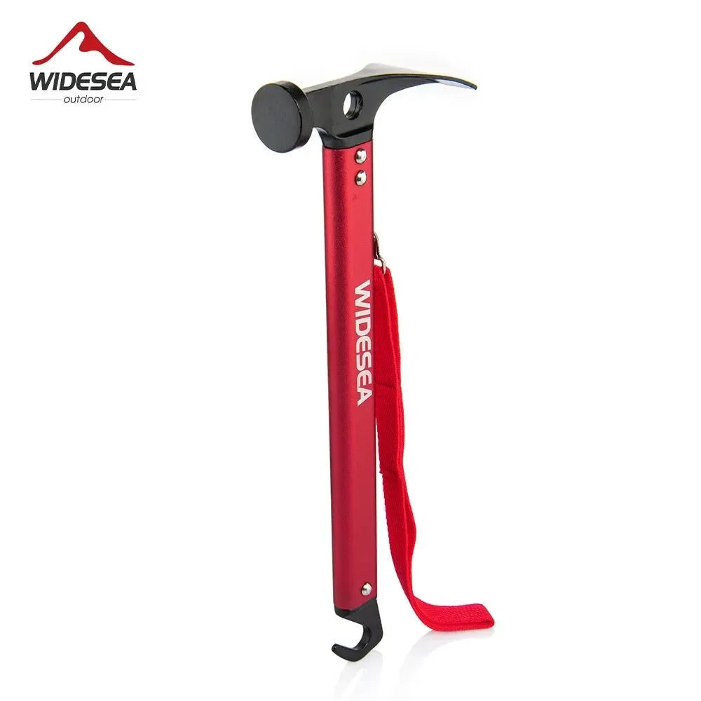 Camping Hammer - Stainless Steel and Copper Outdoor Tent Peg Stake Mallet with Stake Puller for Mountaineering and Hiking - Trekker Essentials