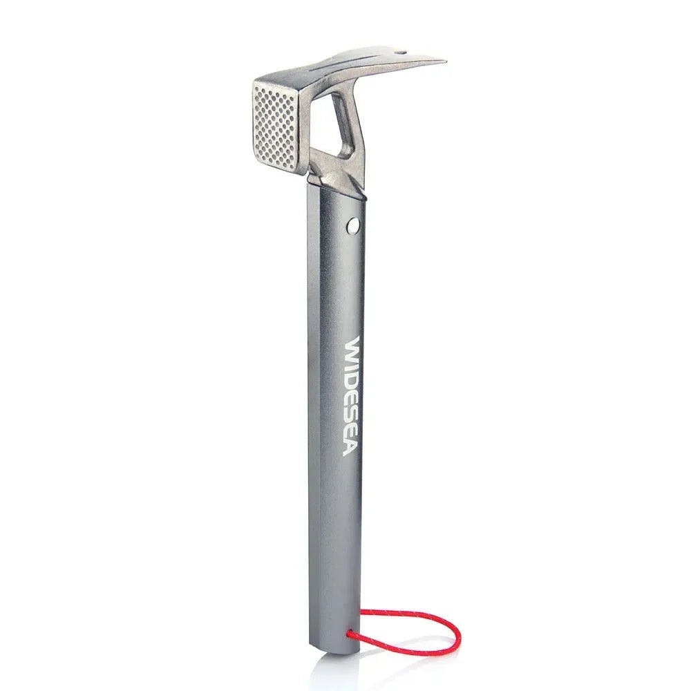Camping Hammer - Stainless Steel and Copper Outdoor Tent Peg Stake Mallet with Stake Puller for Mountaineering and Hiking - Trekker Essentials