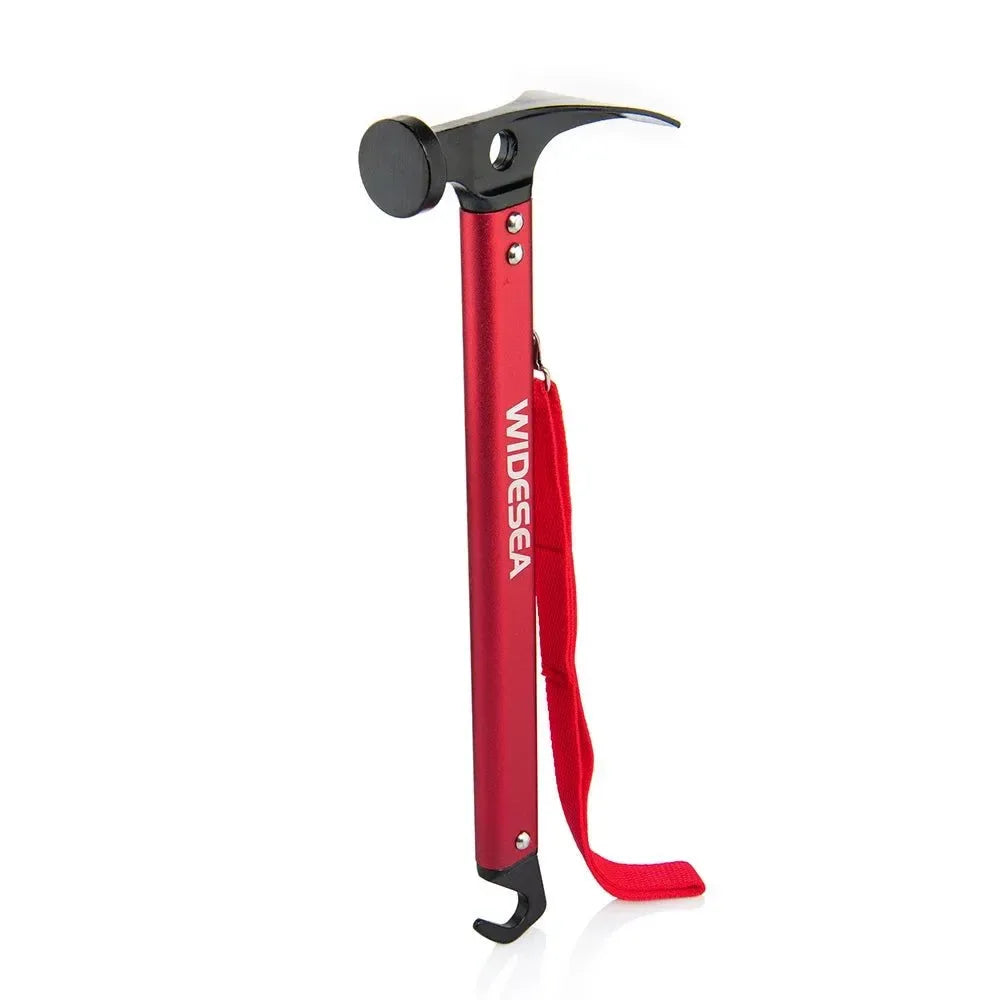 Camping Hammer - Stainless Steel and Copper Outdoor Tent Peg Stake Mallet with Stake Puller for Mountaineering and Hiking - Trekker Essentials