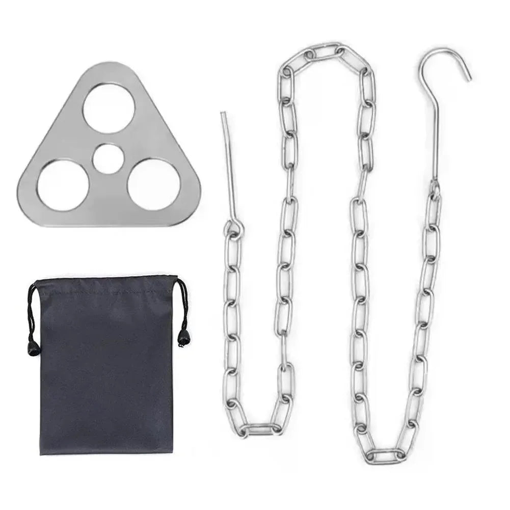 Camping Hanging Tripod with Bag: Multifunctional Steel Rack for Outdoor Cooking and Bonfires - Trekker Essentials