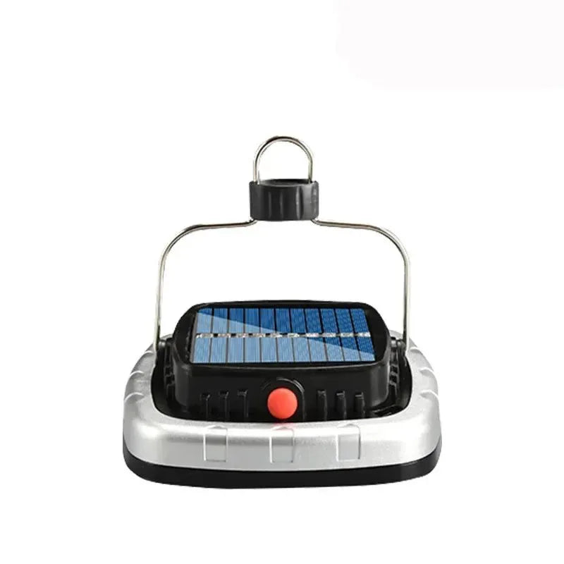 Camping Lanterns COB Solar Tent Lamp - Portable USB Rechargeable Battery Hanging Hook Light - Trekker Essentials