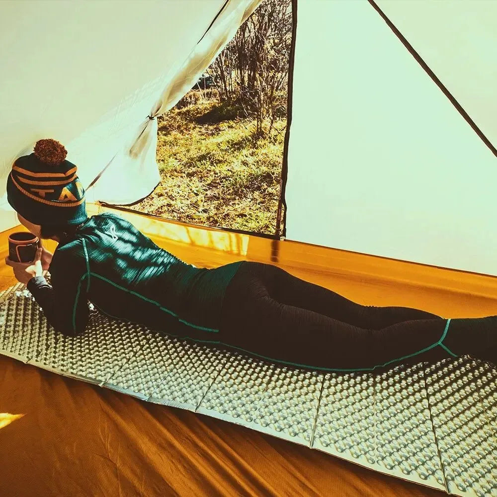 Camping Mat Portable Sleeping Pad - Picnic Foam Bed Mattress Travel Trekking Equipment Blanket Waterproof Moistureproof - Trekker Essentials